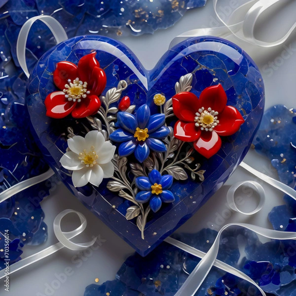 Obraz Valentine's Day greeting card is a reminder of love and tenderness