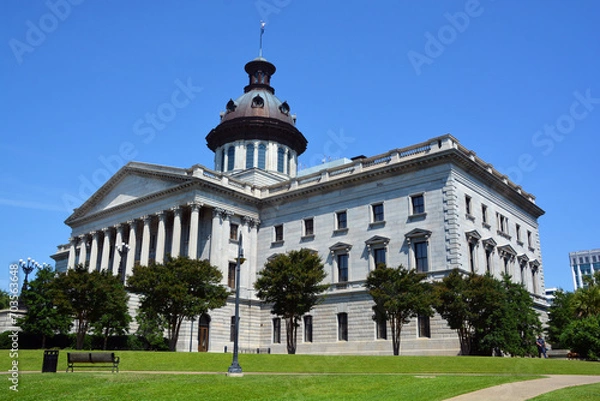 Fototapeta South Carolina State House is the building housing the government, General Assembly Governor and Lieutenant Governor of South Carolina United States of America