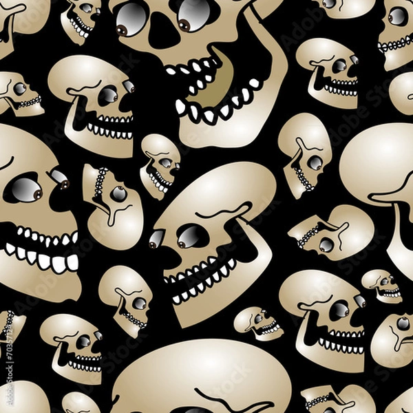 Obraz halloween seamless pattern4