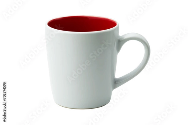 Obraz Ceramic mug isolated on white background.