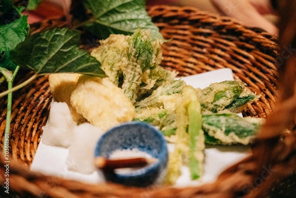 Obraz 仙仁温泉岩の湯の夕食