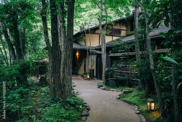 Obraz 仙仁温泉岩の湯の風景