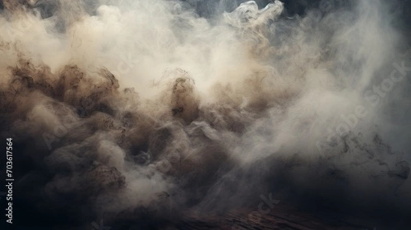 Obraz Smoke and dust on the floor, background, wallpaper