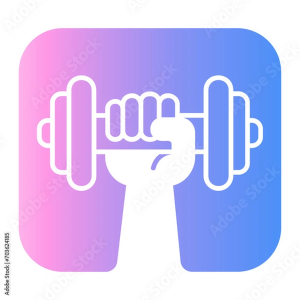 Fototapeta dumbbell icon