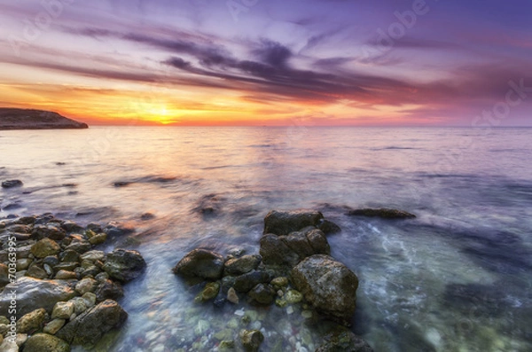Obraz stunning landscape with panoramic views of the Bay at sunset