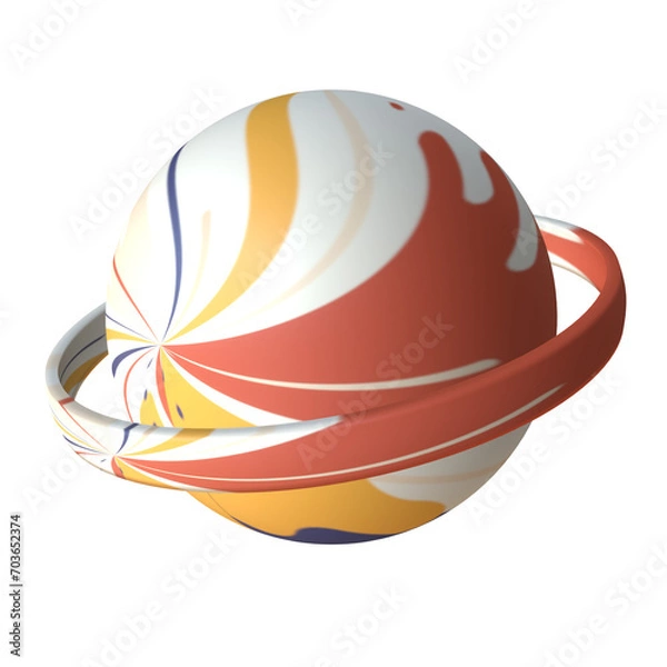 Fototapeta 3d planet pluto ilustrator