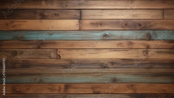 Fototapeta Vintage White Wooden Texture Background With Rustic Wood Plank Texture

