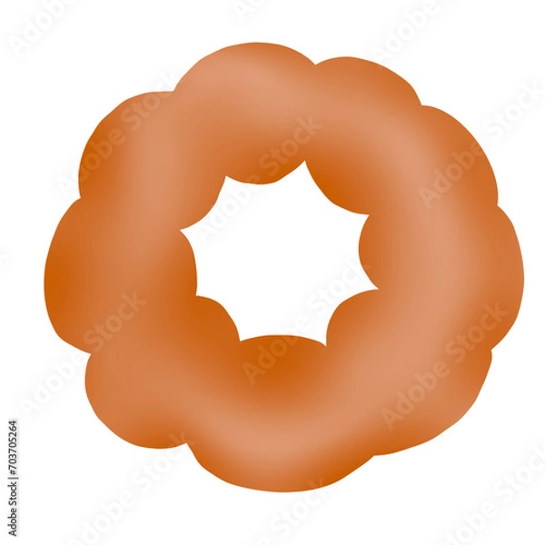 Obraz Donut brown
