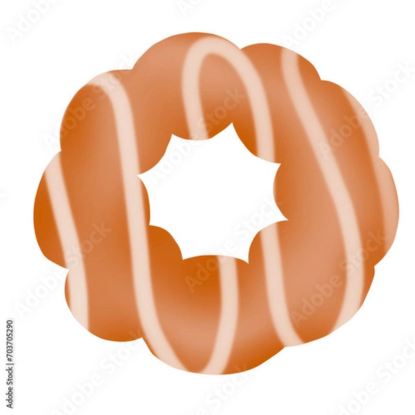 Obraz Donut brown