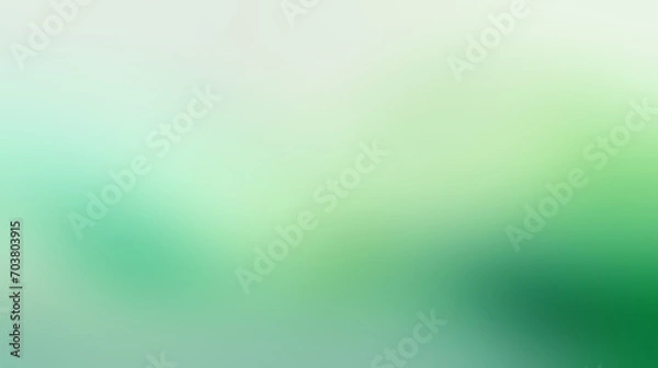 Fototapeta Abstract green gradient background with grainy texture. Colorful abstract background