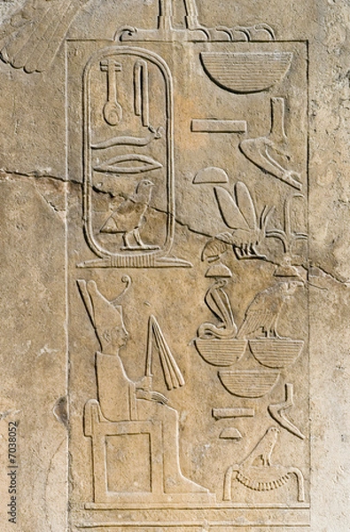 Obraz characters on the stone