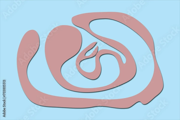 Obraz spiral background