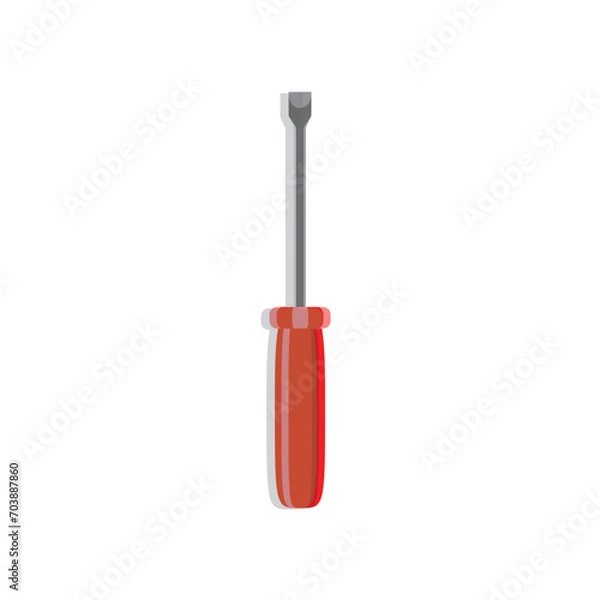 Obraz screwdriver isolated on white