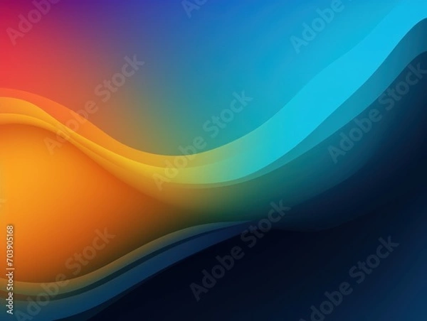 Obraz A Modern Ultra Smooth Colours Gradient Pattern Abstract Background Wallpaper