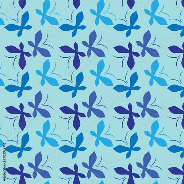 Fototapeta Eco-Friendly Elegance: Fashionable Patterns with a Green Touch Leaf Pattern