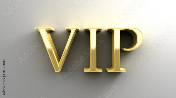 Fototapeta VIP - złoty render jakości 3D na tle ściany z miękkim sh