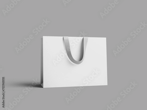 Obraz Shopping bag paper front view
