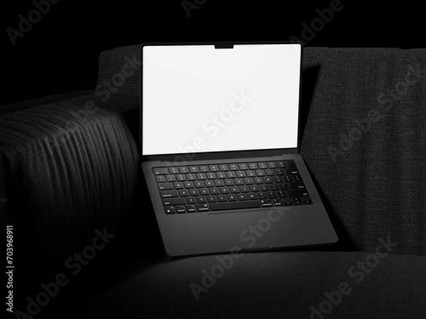 Obraz Laptop realistic rendered