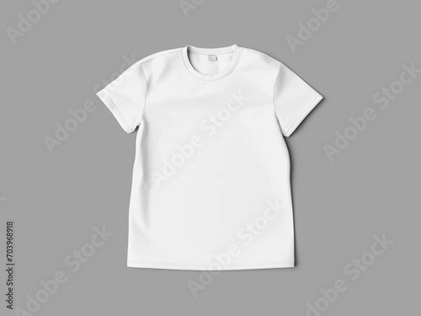 Obraz Men tshirt 3d isolated mockup top view