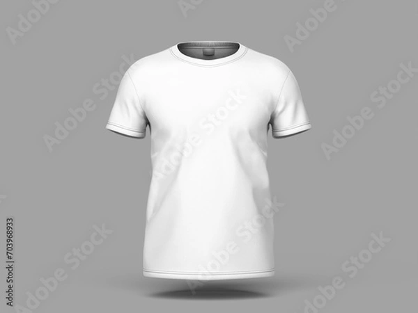 Obraz Men tshirt 3d isolated mockup front view