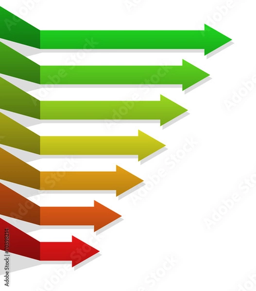 Fototapeta vector color arrows