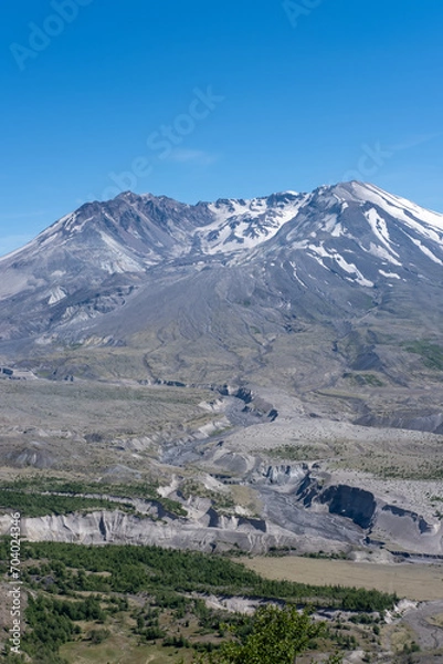 Obraz landscape with clouds
