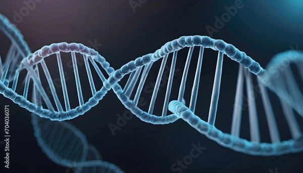 Fototapeta Abstract DNA structure. Medical science background