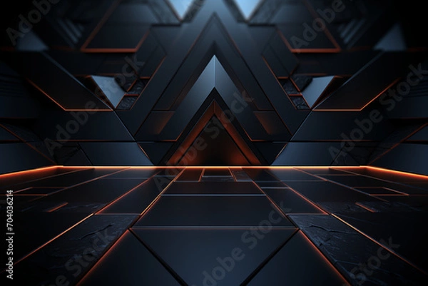 Obraz Abstract background for presentation. Ai Generated 