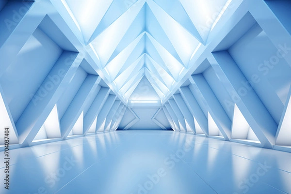 Obraz Abstract futuristic background for presentation 