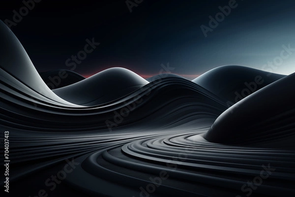 Obraz Abstract futuristic background for presentation 