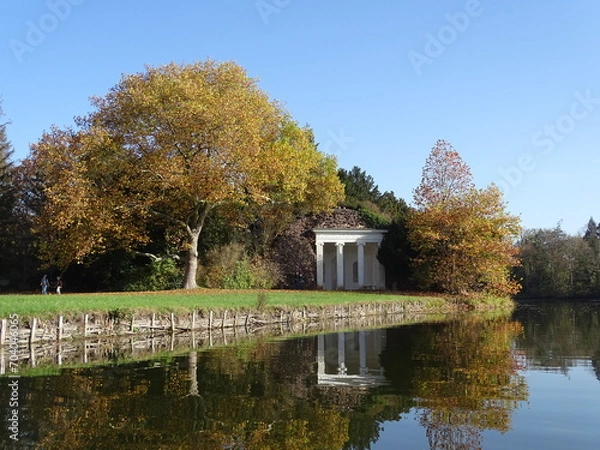 Obraz Garden pavilion in autumn