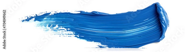 Obraz Vibrant electric blue dances across the canvas in an abstract sketch, evoking a sense of creativity and artistic expression