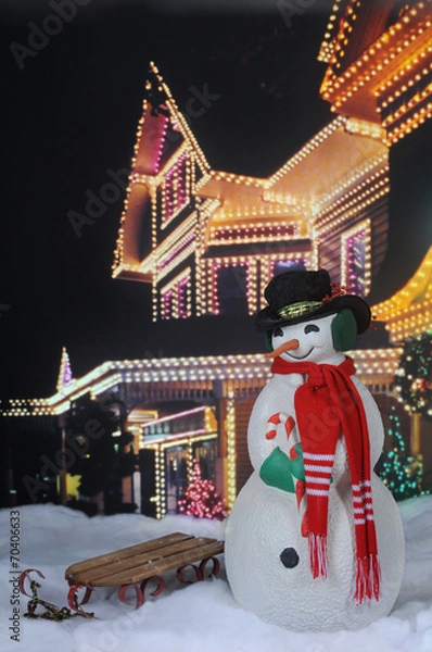 Obraz Christmas Snowman by Festive Home