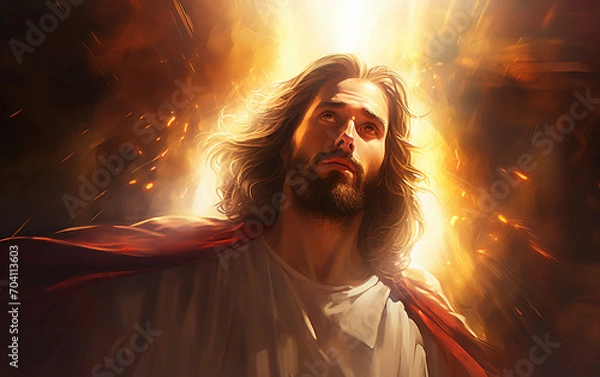 Obraz jesus cristo em designer chamativo 