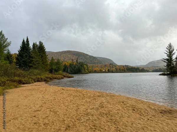 Fototapeta lake and mountains