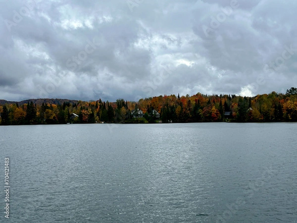Obraz autumn landscape with lake