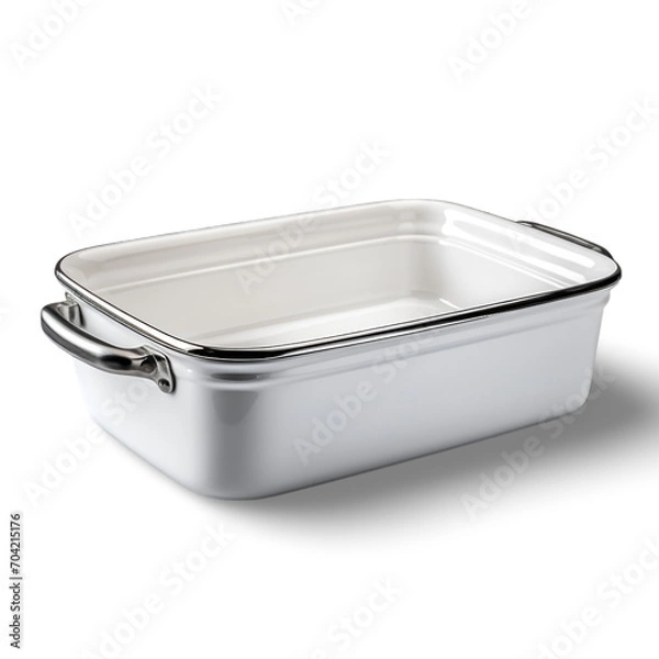 Fototapeta empty plastic container  isolated transparent background