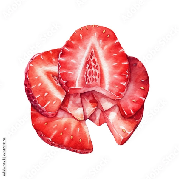 Obraz Strawberry Watercolor
