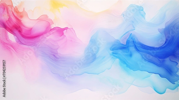 Fototapeta Abstract colorful background. water color Liquids mixing together
