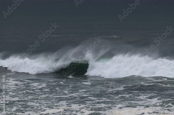 Fototapeta Wave crashing in the Pacific ocean