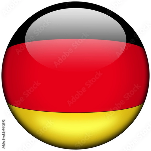 Fototapeta Drapeau allemand 3D