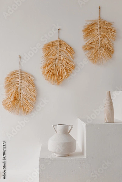 Obraz Natural boho minimalist decorative elements.