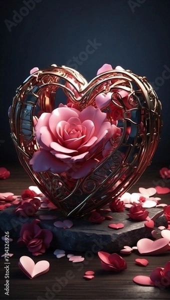 Obraz love valentine