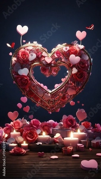 Obraz love valentine