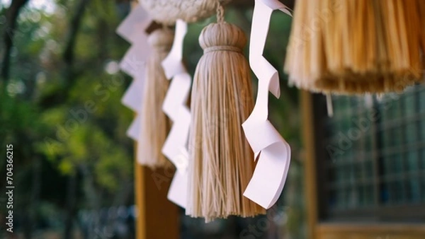Fototapeta 神社のしめ縄