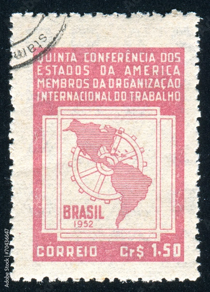 Fototapeta Map and Symbol of Lab