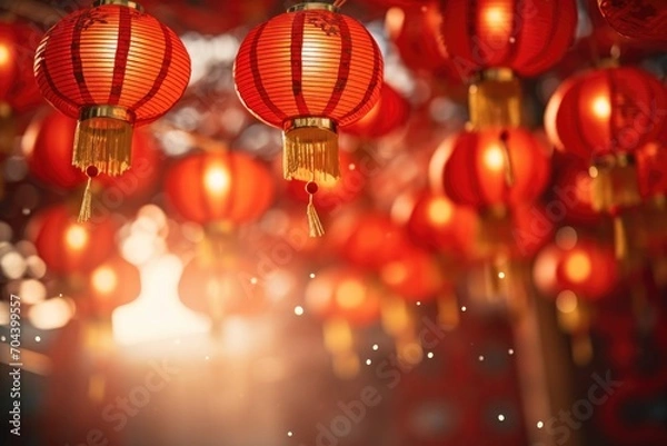 Fototapeta Chinese lanterns