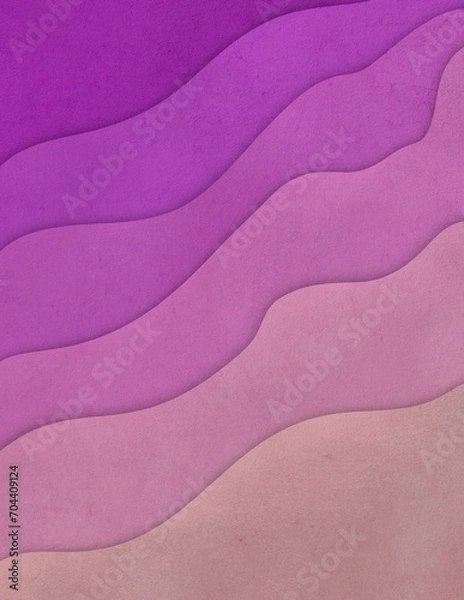 Obraz Wave pattern made in watercolor style 