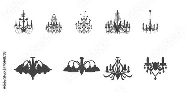 Obraz vector graphic lamp pattern, great for creating graphics or sticker