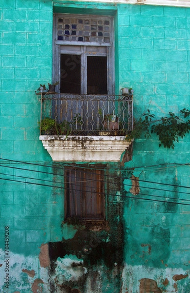 Obraz Façade colorée à Cuba.
